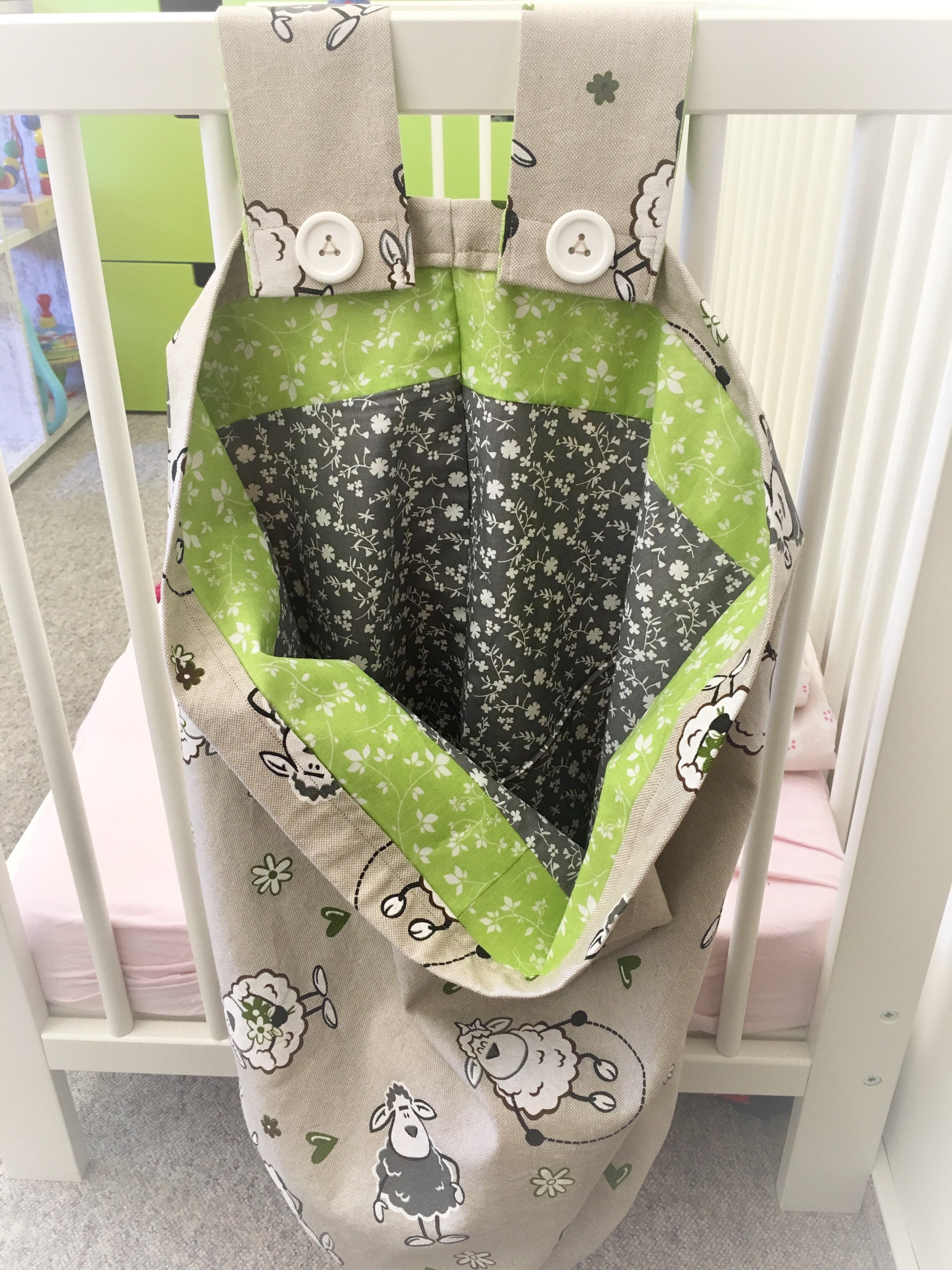 Ein neues Projekt wurde umgesetzt der Wäschesack! pinkbow